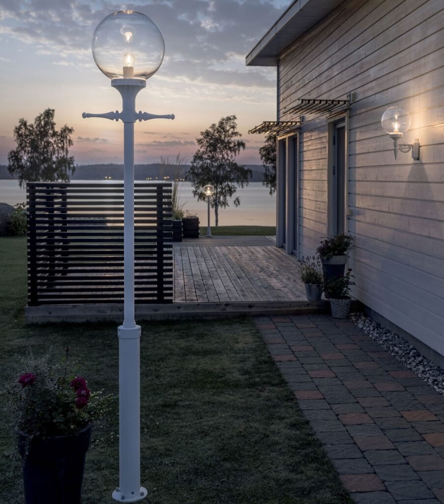 globe post lights